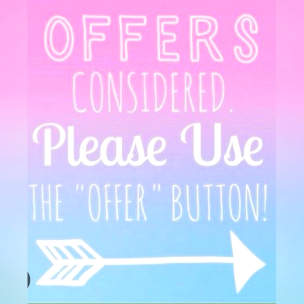Like something? Send me a reasonable offer!